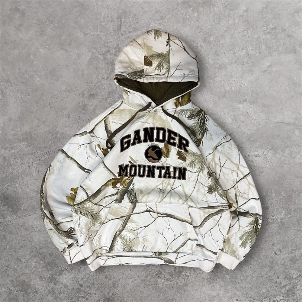 Real tree Camo Hoodie Mens Large